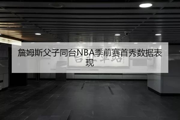 詹姆斯父子同台NBA季前赛首秀数据表现